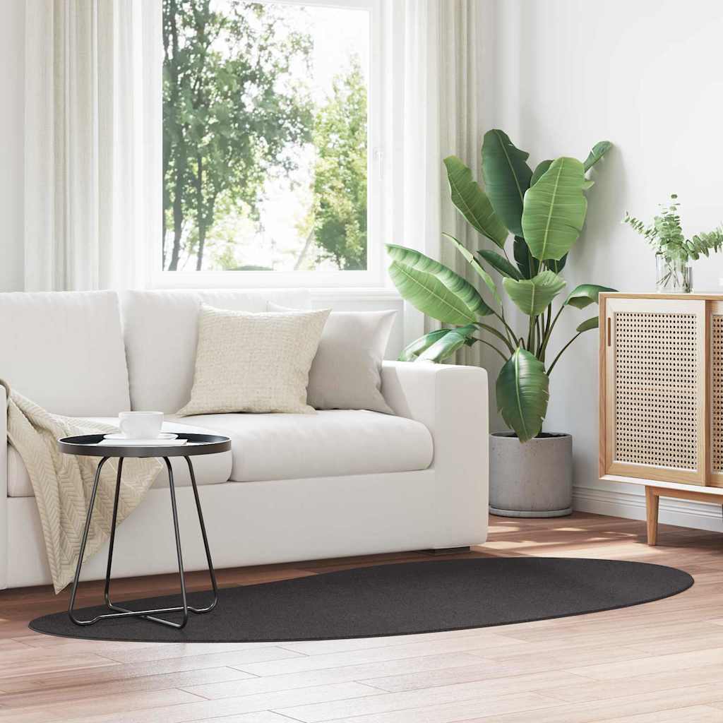 Tappeti VidaXL huarte antracite 100 x 200 cm poliestere