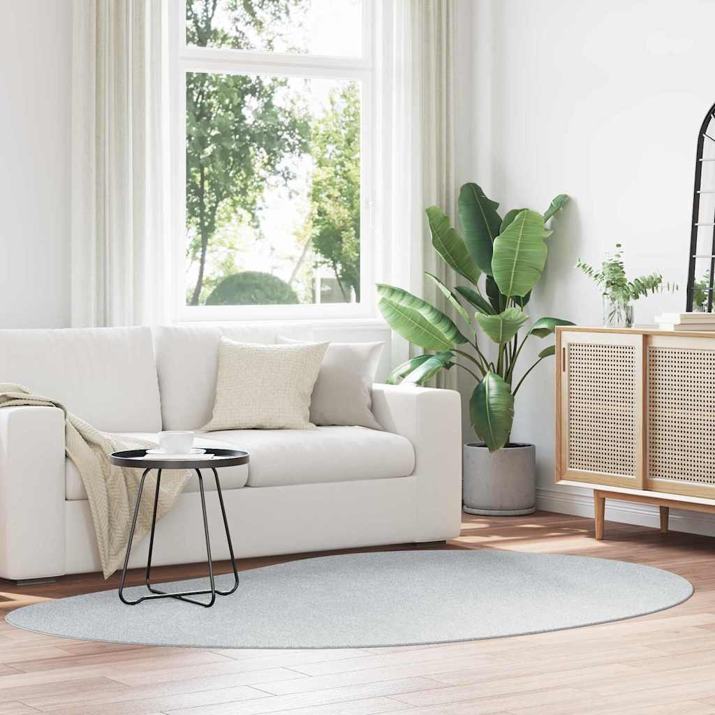 Vidaxl vloerkleden huarte grijs 160 x 230 cm polyester