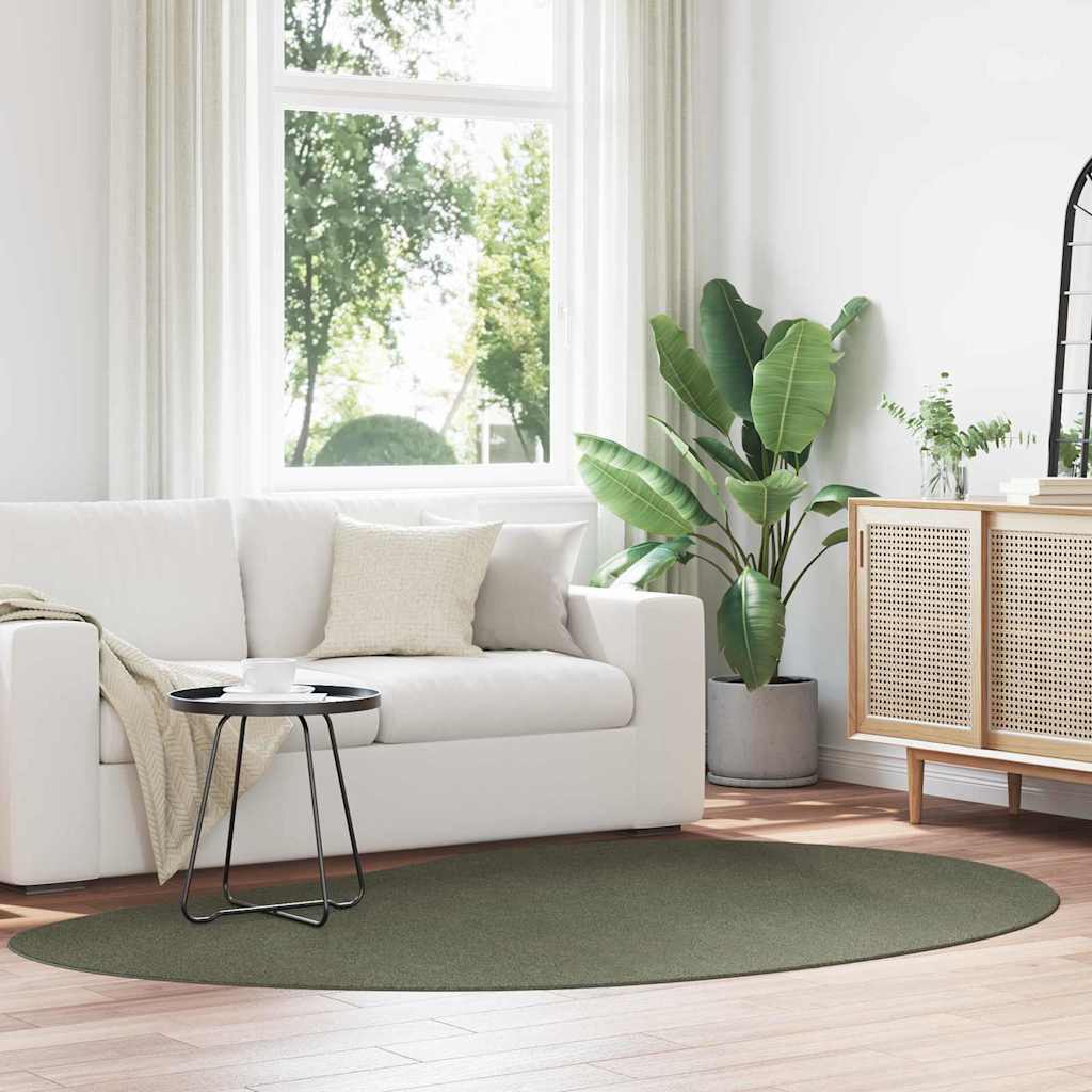 VidaXL alfombras huarte verde bosque 160 x 230 cm poliéster