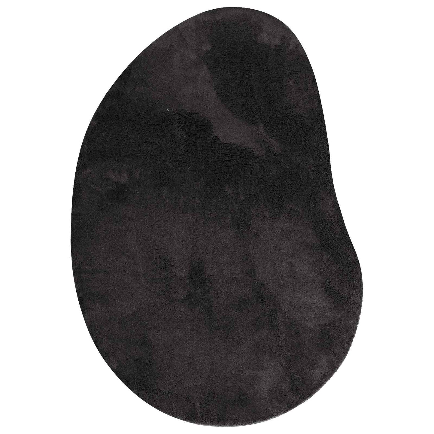 Vidaxl vloerkleden huarte zwart 140 x 200 cm polyester