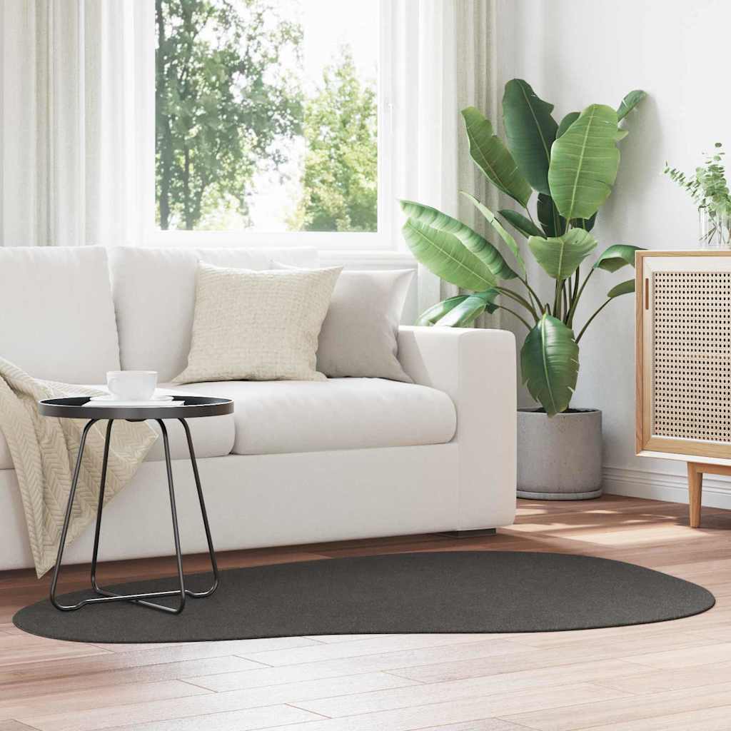 Tappeti Vidaxl huarte antracite 120 x 170 cm poliestere