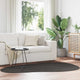 Vidaxl vloerkleden huarte antraciet 140 x 200 cm polyester