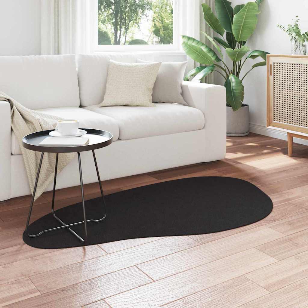 Tappeti VidaXL huarte nero 80 x 150 cm poliestere
