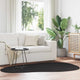 Vidaxl vloerkleden huarte zwart 140 x 200 cm polyester
