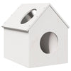 Casa para gatos VidaXL 41x50x50 cm madera maciza de pino blanco