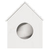 Casa para gatos VidaXL 41x50x50 cm madera maciza de pino blanco