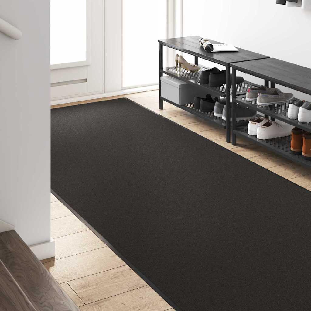 Zerbino Vidaxx altrimenti nero 120 x 350 cm in poliammide e PVC