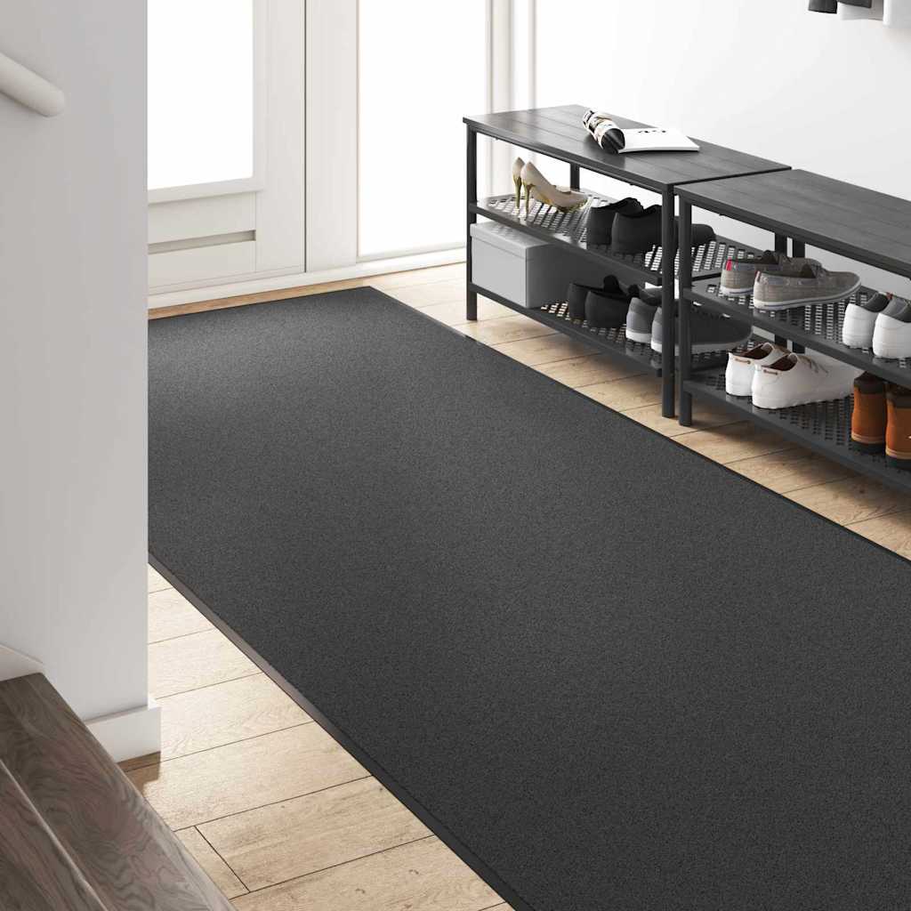 Zerbino Vidaxl diverso antracite e nero 120 x 250 cm in poliammide e PVC