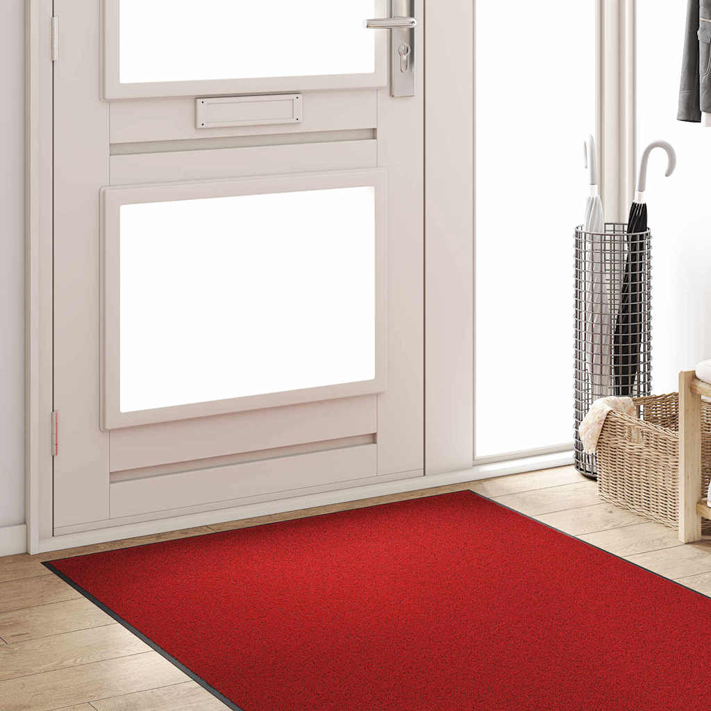 Zerbino Vidaxx rosso e nero 120 x 250 cm 100% poliammide
