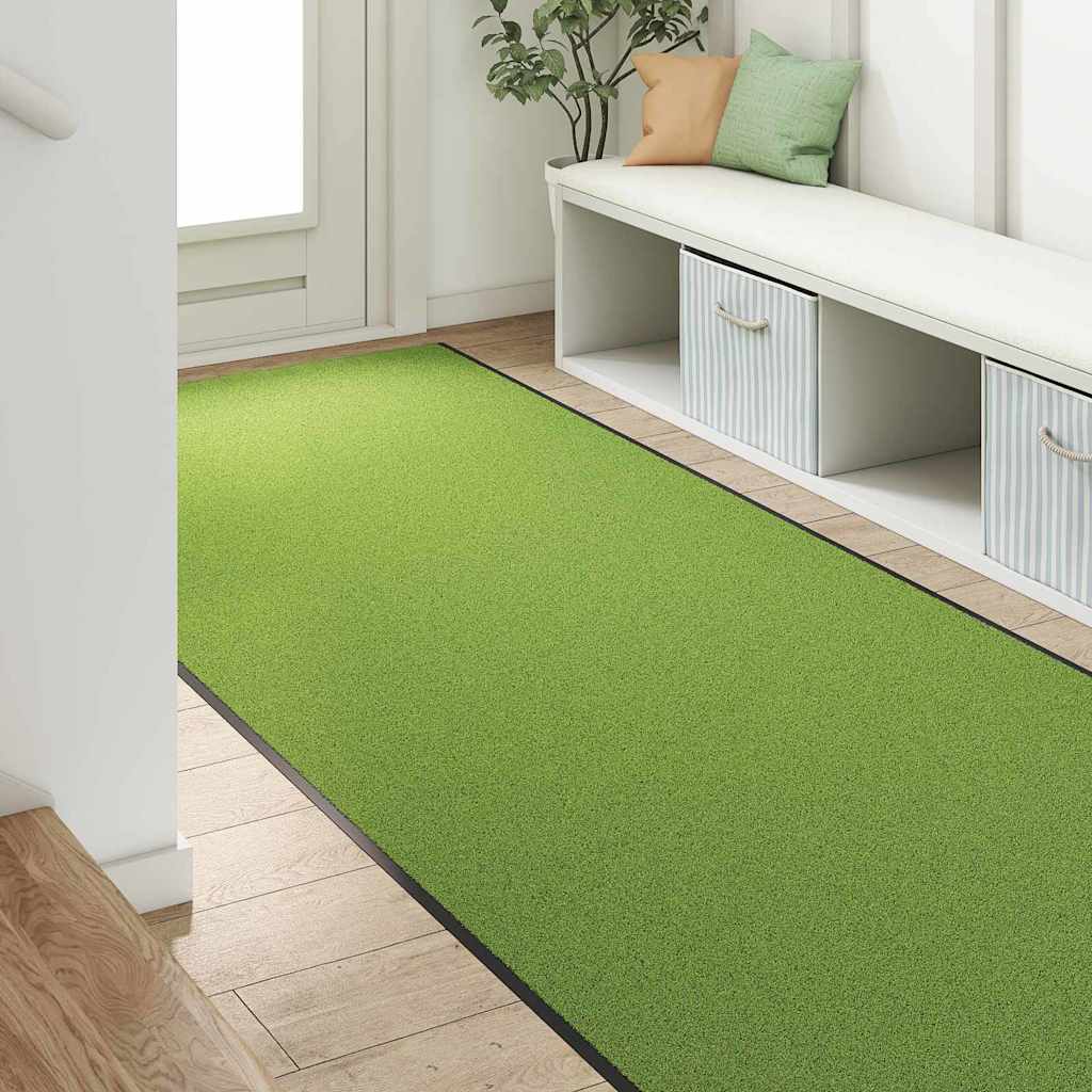 Zerbino Vidaxx altrimenti verde e nero 120 x 400 cm in poliammide e PVC
