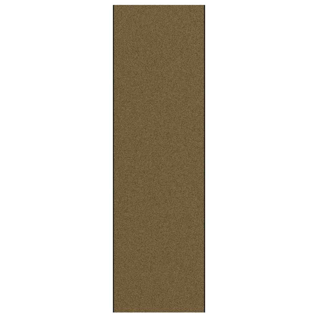 Zerbino Vidaxl altrimenti marrone e nero 120 x 400 cm in poliammide e PVC
