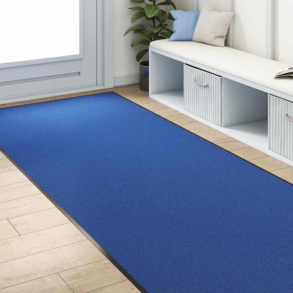 Zerbino Vidaxx altrimenti blu e nero 120 x 300 cm in poliammide e PVC