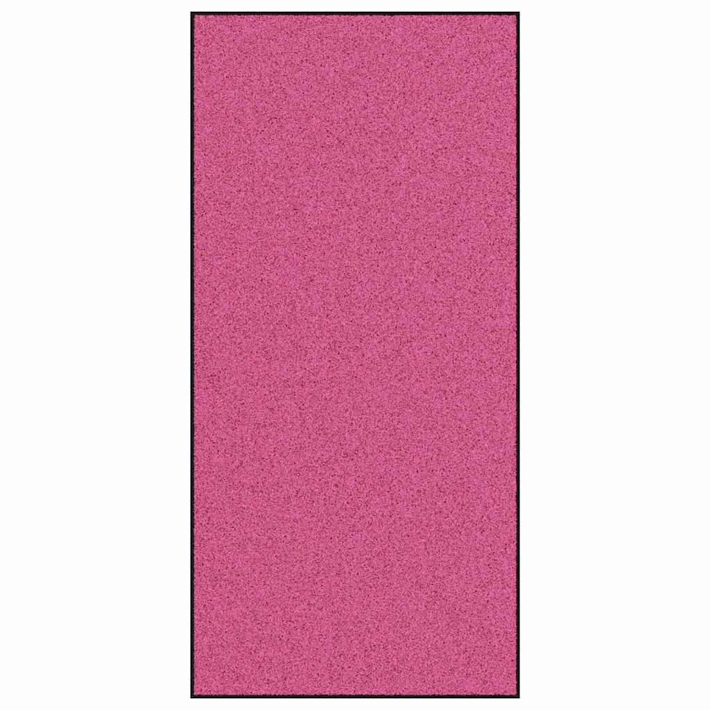Zerbino Vidaxl diverso rosa e nero 120 x 250 cm in poliammide e PVC