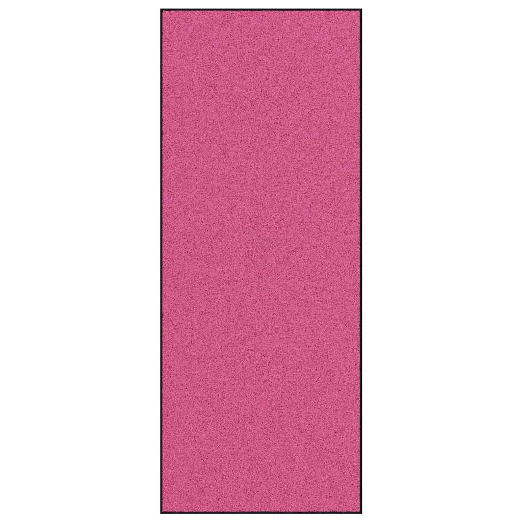 Zerbino Vidaxl diverso rosa e nero 120 x 300 cm in poliammide e PVC