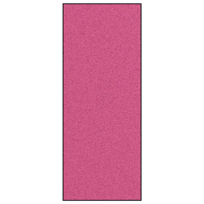 Vidaxl deurmat anders roze en zwart 120 x 300 cm polyamide en pvc