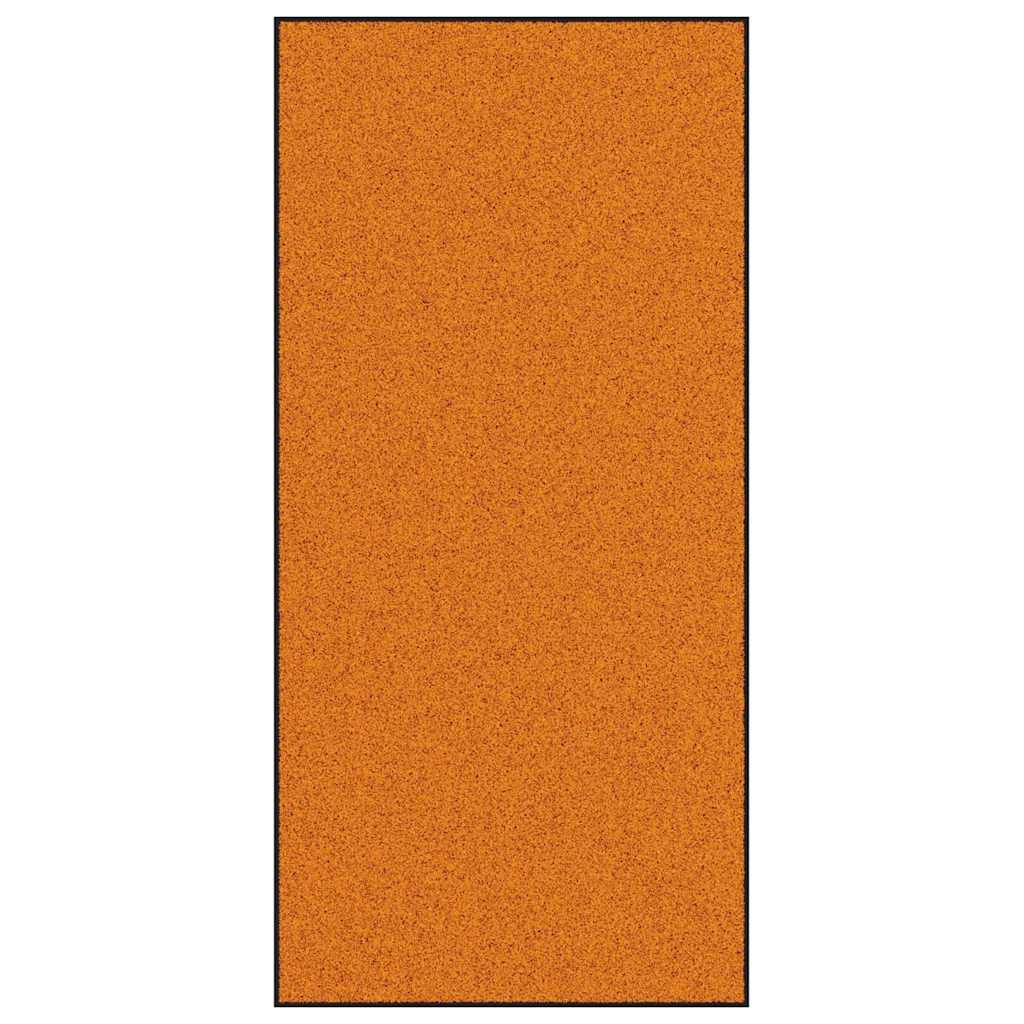 Vidaxx Felpudo naranja y negro 120 x 250 cm poliamida y PVC