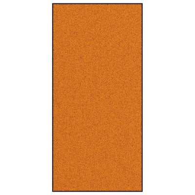 Vidaxl deurmat anders oranje en zwart 120 x 250 cm polyamide en pvc
