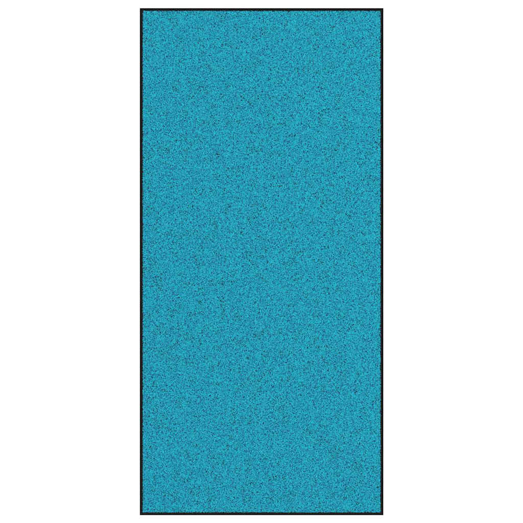 Zerbino Vidaxx diverso ciano e nero 120 x 250 cm in poliammide e PVC