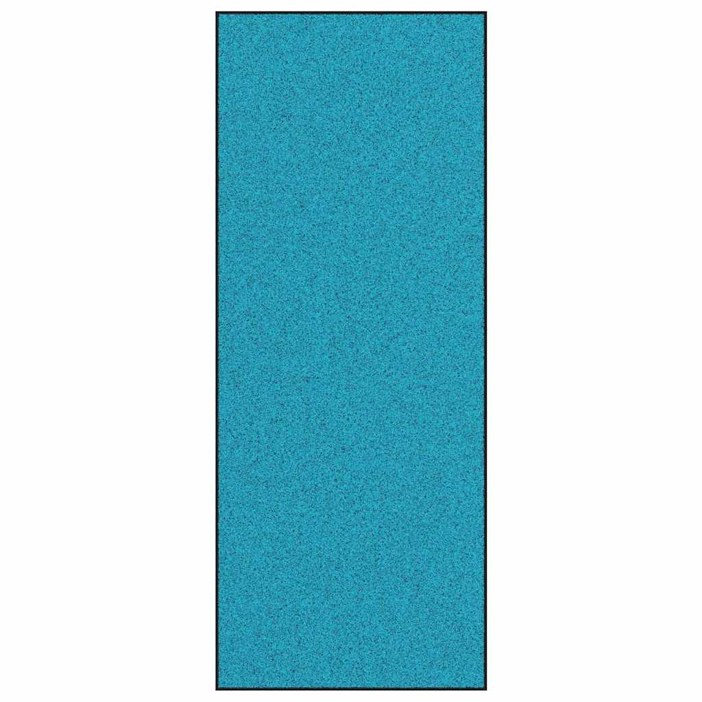 Zerbino Vidaxx diverso ciano e nero 120 x 300 cm in poliammide e PVC