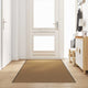 Zerbino Vidaxl diverso crema e nero 120 x 350 cm in poliammide e PVC