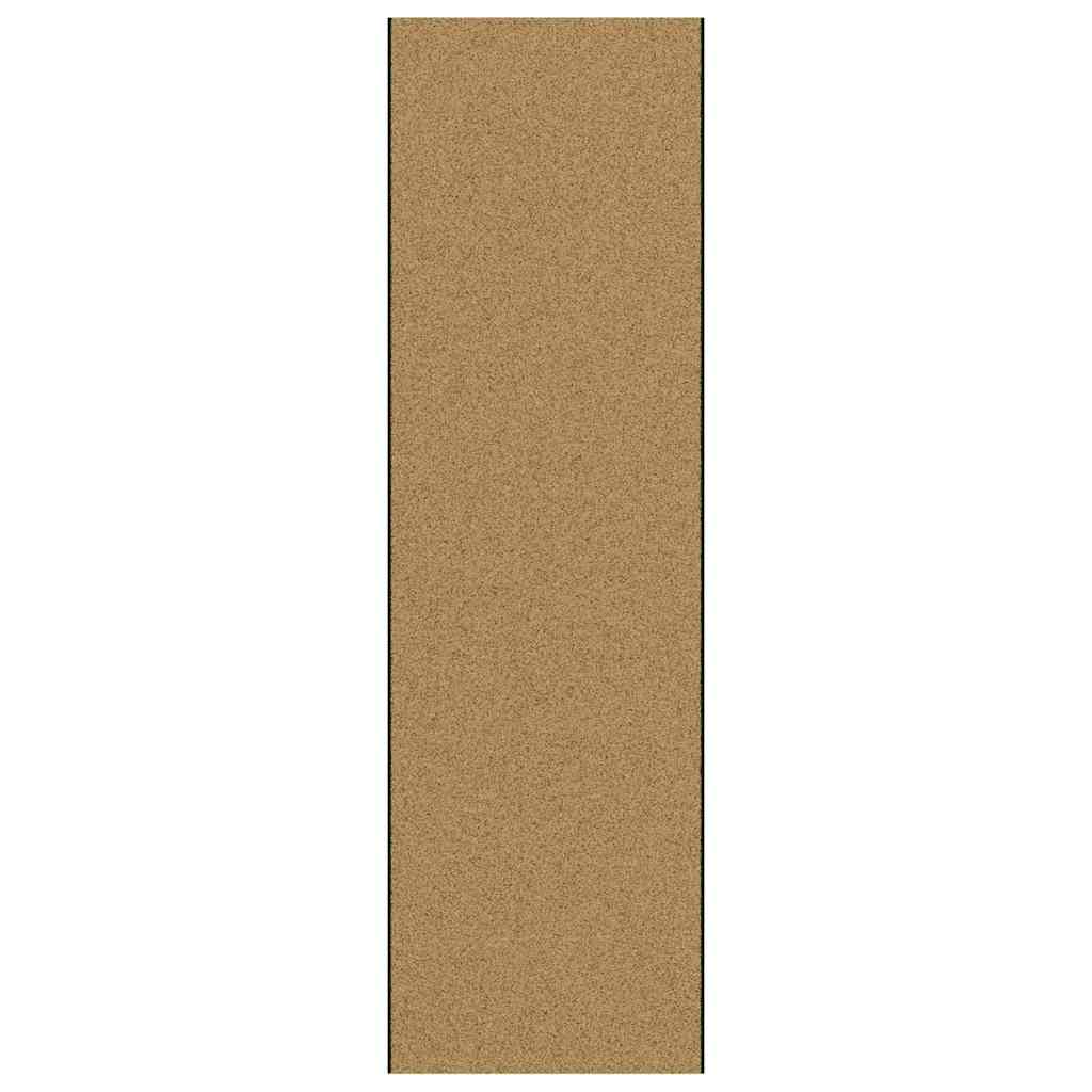 Vidaxl Felpudo Diferente Crema y Negro 120 x 400 cm Poliamida y PVC