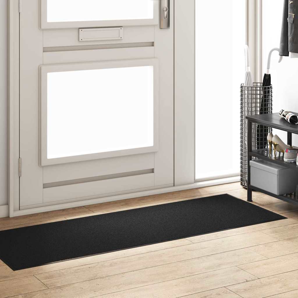 Vidaxl deurmat anders zwart 60 x 180 cm polypropyleen en vinyl