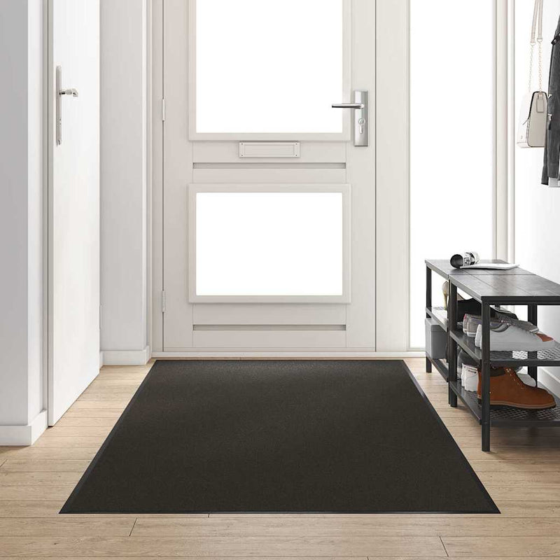 Vidaxl deurmat anders zwart 120 x 300 cm polypropyleen en vinyl