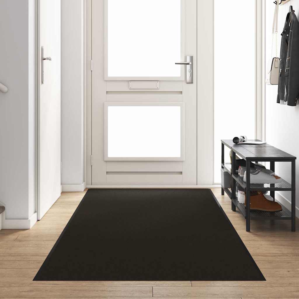Vidaxl deurmat anders zwart 120 x 350 cm polypropyleen en vinyl