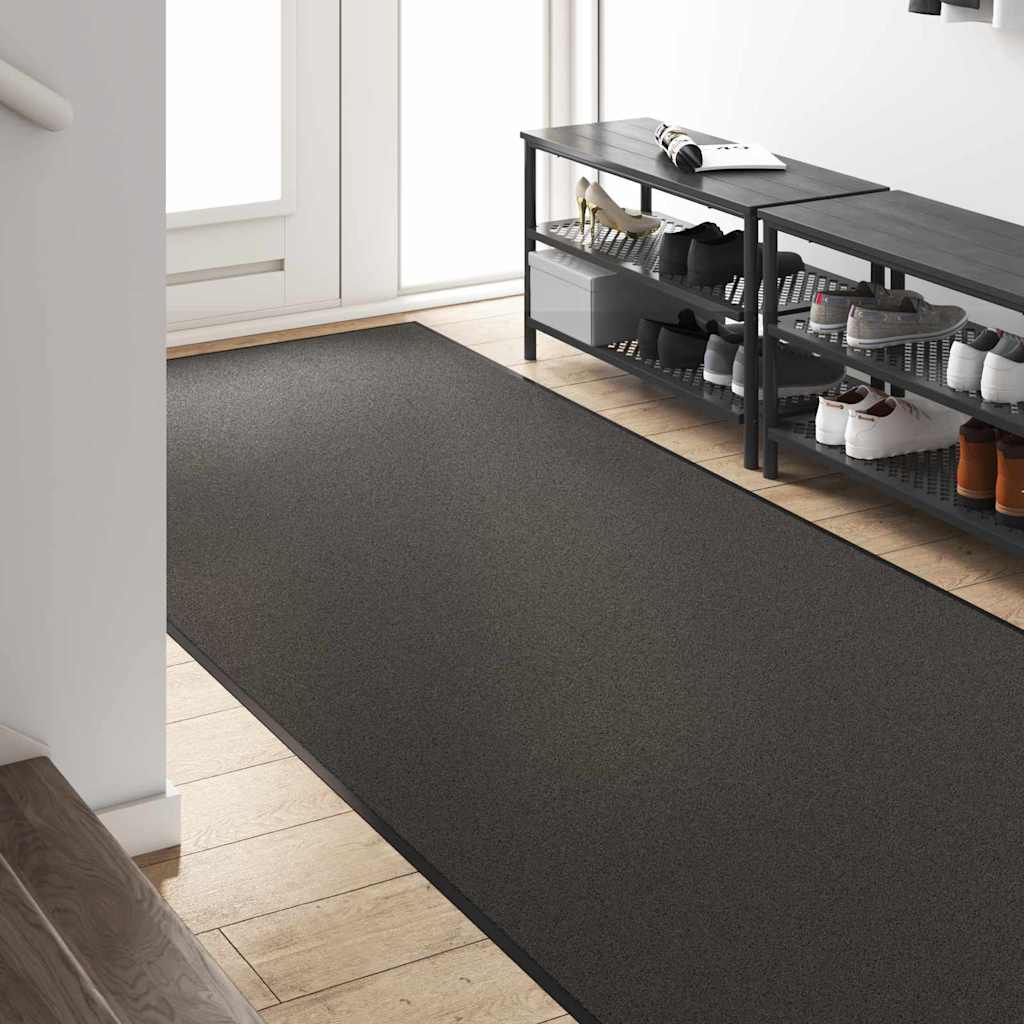 Zerbino Vidaxx antracite e nero 120 x 350 cm in polipropilene e vinile