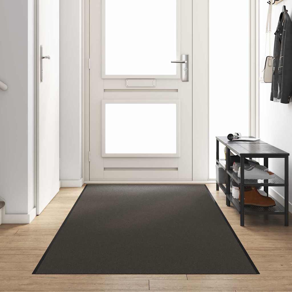 Zerbino Vidaxx antracite e nero 120 x 400 cm in polipropilene e vinile
