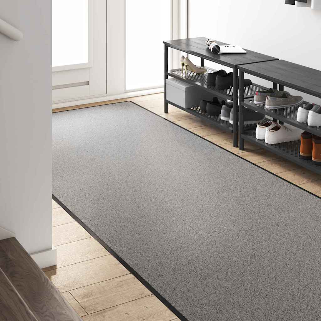 Zerbino Vidaxx grigio e nero 120 x 350 cm in polipropilene e vinile