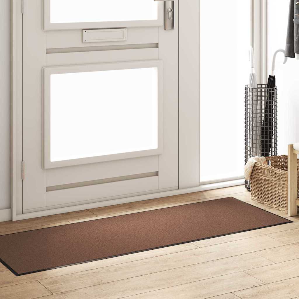Zerbino Vidaxx marrone e nero 60 x 180 cm in polipropilene e vinile