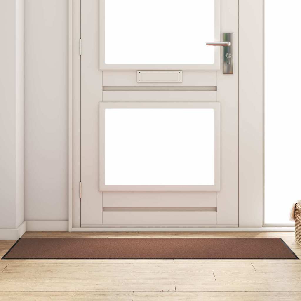 Zerbino Vidaxx marrone e nero 60 x 180 cm in polipropilene e vinile