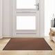 Vidaxx Felpudo marrón y negro 120 x 180 cm polipropileno y vinilo