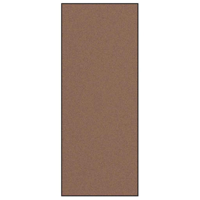 Zerbino Vidaxx marrone e nero 120 x 300 cm in polipropilene e vinile