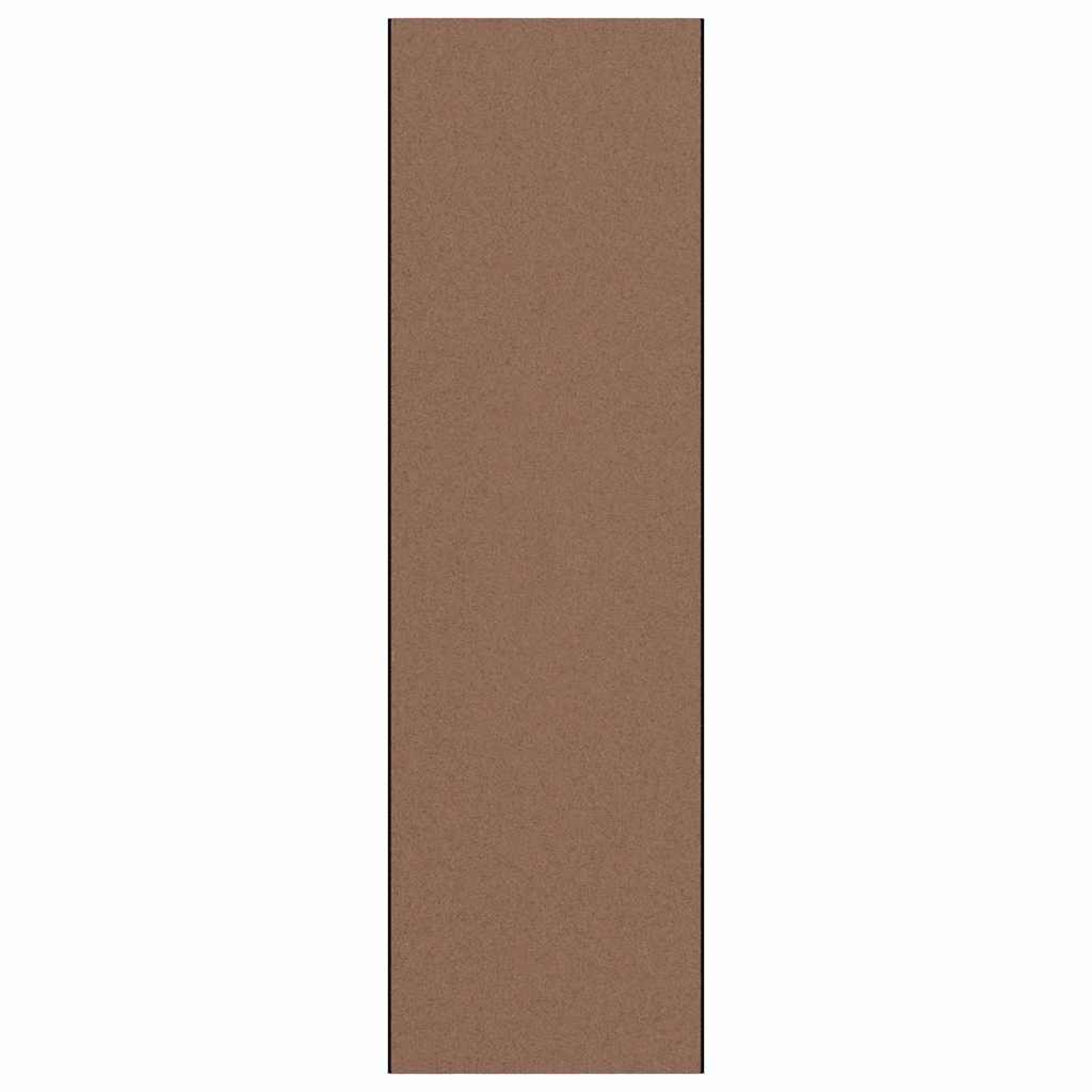 Zerbino Vidaxx marrone e nero 120 x 400 cm in polipropilene e vinile