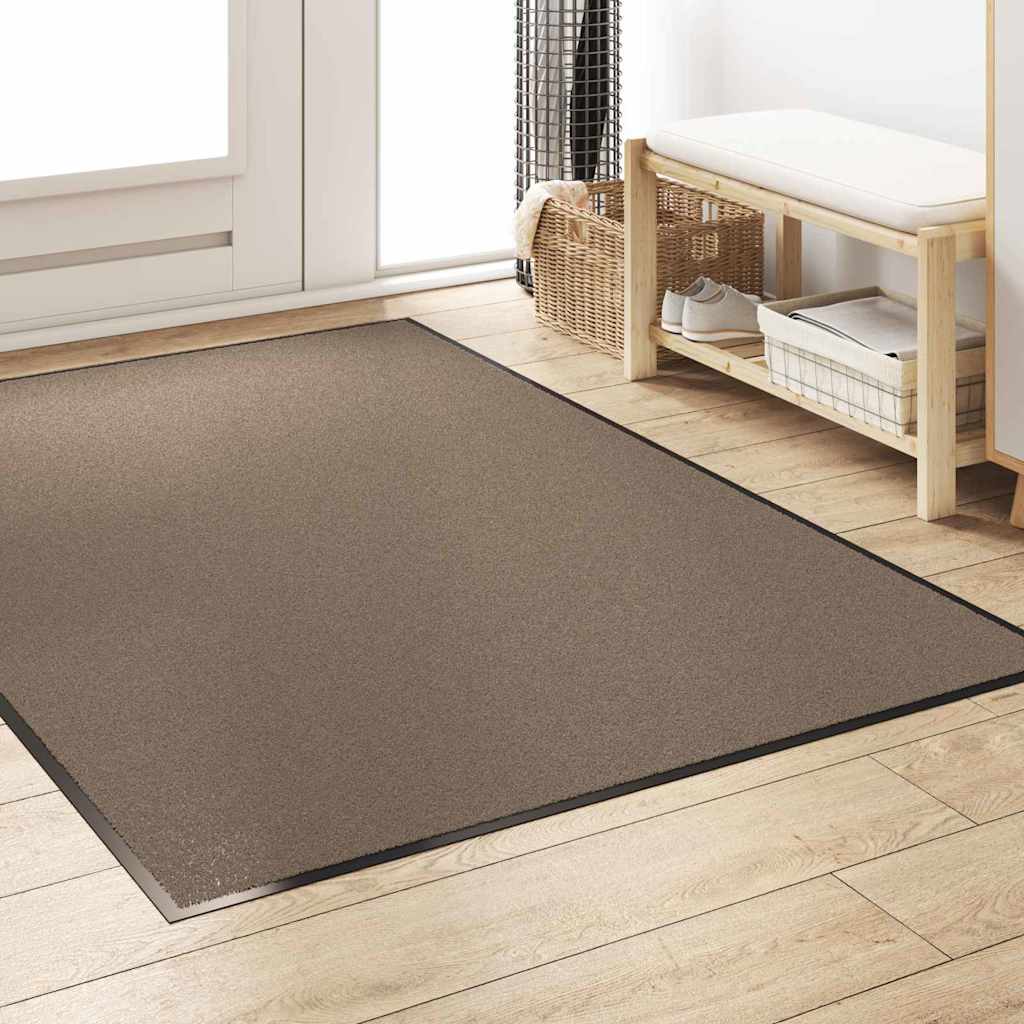 Zerbino Vidaxx beige e nero 120 x 180 cm in polipropilene e vinile