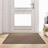 Vidaxx Felpudo beige y negro 120 x 180 cm polipropileno y vinilo