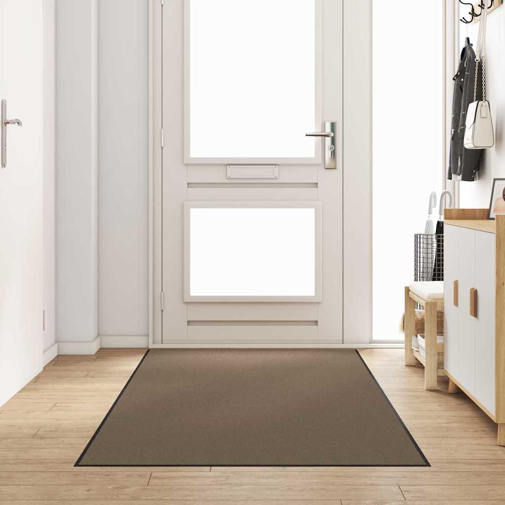 Zerbino Vidaxx beige e nero 120 x 250 cm in polipropilene e vinile