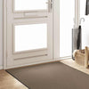 Vidaxx Felpudo beige y negro 120 x 400 cm polipropileno y vinilo