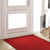 Vidaxx Felpudo rojo y negro 120 x 250 cm polipropileno y vinilo
