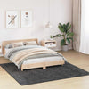 Vidaxl antislip shaggy tapijt donkergrijs 200 x 200 cm pp