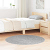 Vidaxl antislip shaggy tapijt grijs 120 x 120 cm pp