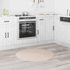 Vidaxx tappeto shaggy antiscivolo crema 90 x 90 cm pp