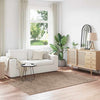 Vidaxx tappeto shaggy antiscivolo marrone 160 x 230 cm pp