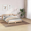 Vidaxx tappeto shaggy antiscivolo marrone 160 x 230 cm pp