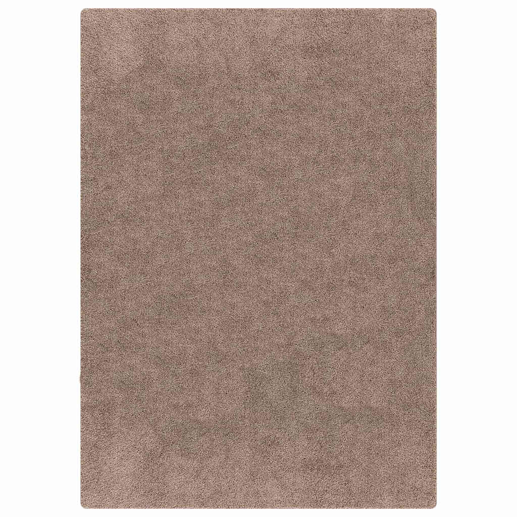 Vidaxx tappeto shaggy antiscivolo marrone 160 x 230 cm pp