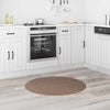 Vidaxx tappeto shaggy antiscivolo marrone 90 x 90 cm pp