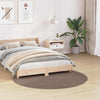 Vidaxl antislip shaggy tapijt bruin 160 x 160 cm pp