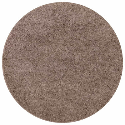 Vidaxl antislip shaggy tapijt bruin 160 x 160 cm pp